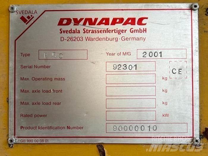 Dynapac F5C Асфальтовкладачі