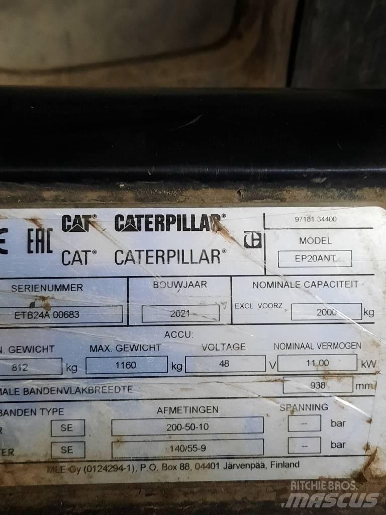 CAT EP20ANT Електронавантажувачі