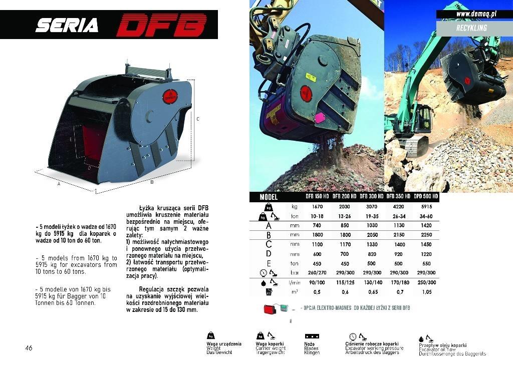  DEMOQ DFB200 Дробильні ковші