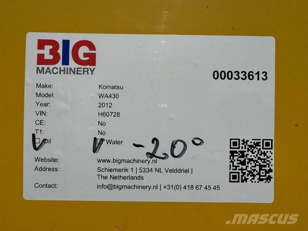 Komatsu WA430-6 Фронтальні навантажувачі