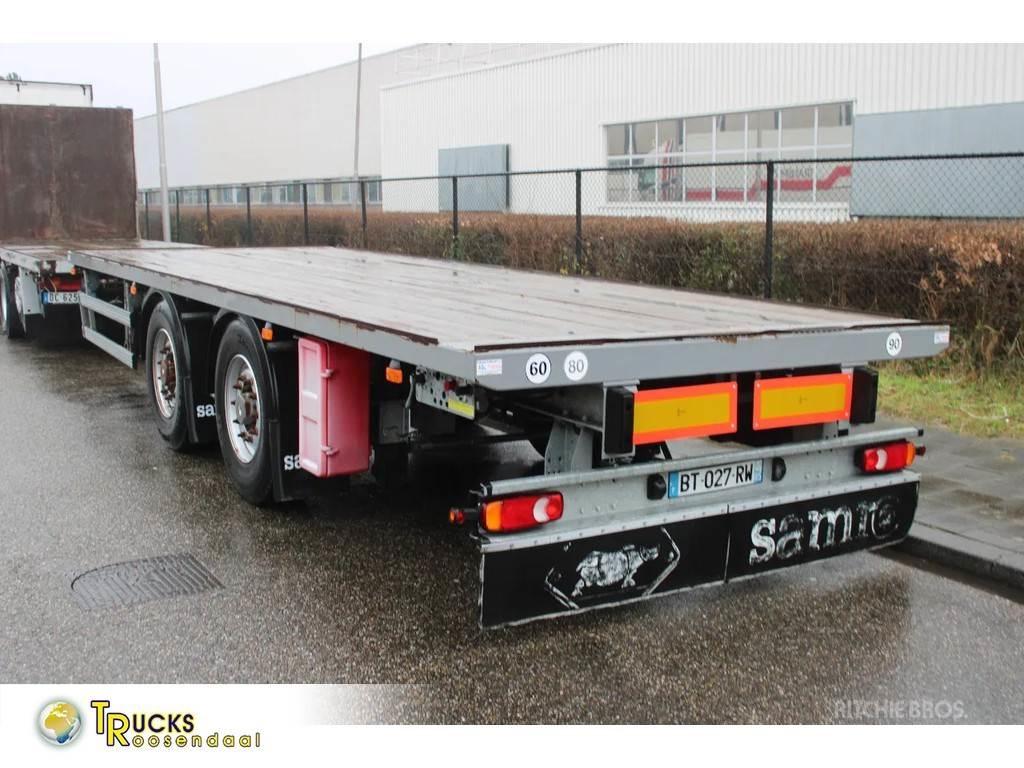 Samro 2 axle Причепи-платформи/бокове розвантаження