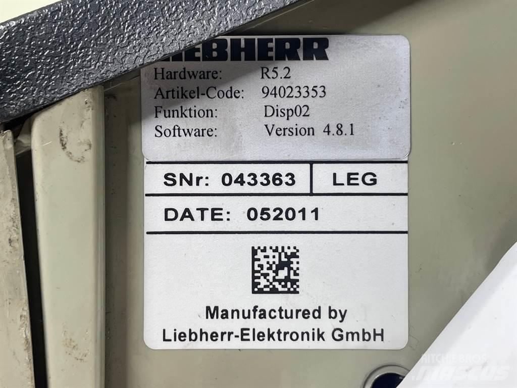 Liebherr A 924 C Електроніка