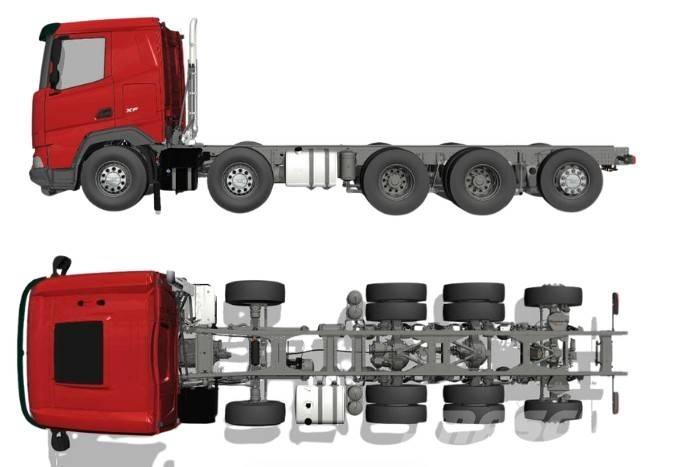 DAF XF 530 FAF 10x4 Шасі з кабіною