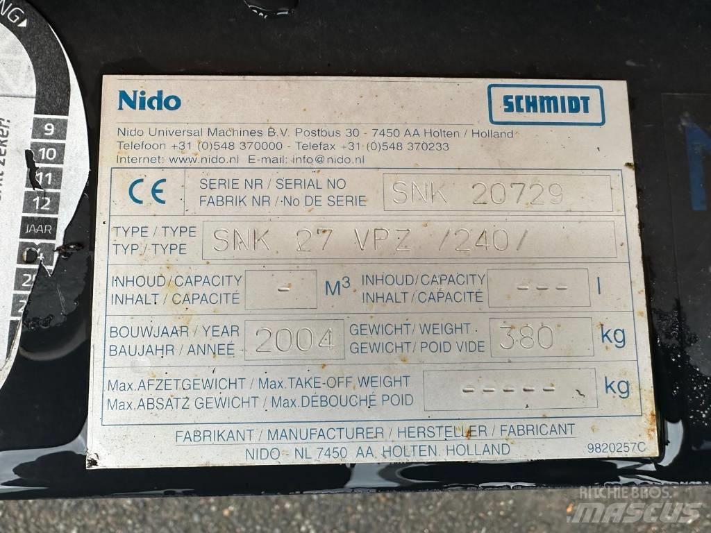 Nido SNK 27 VPZ 240 Снігоочищувальні ножі та плуги