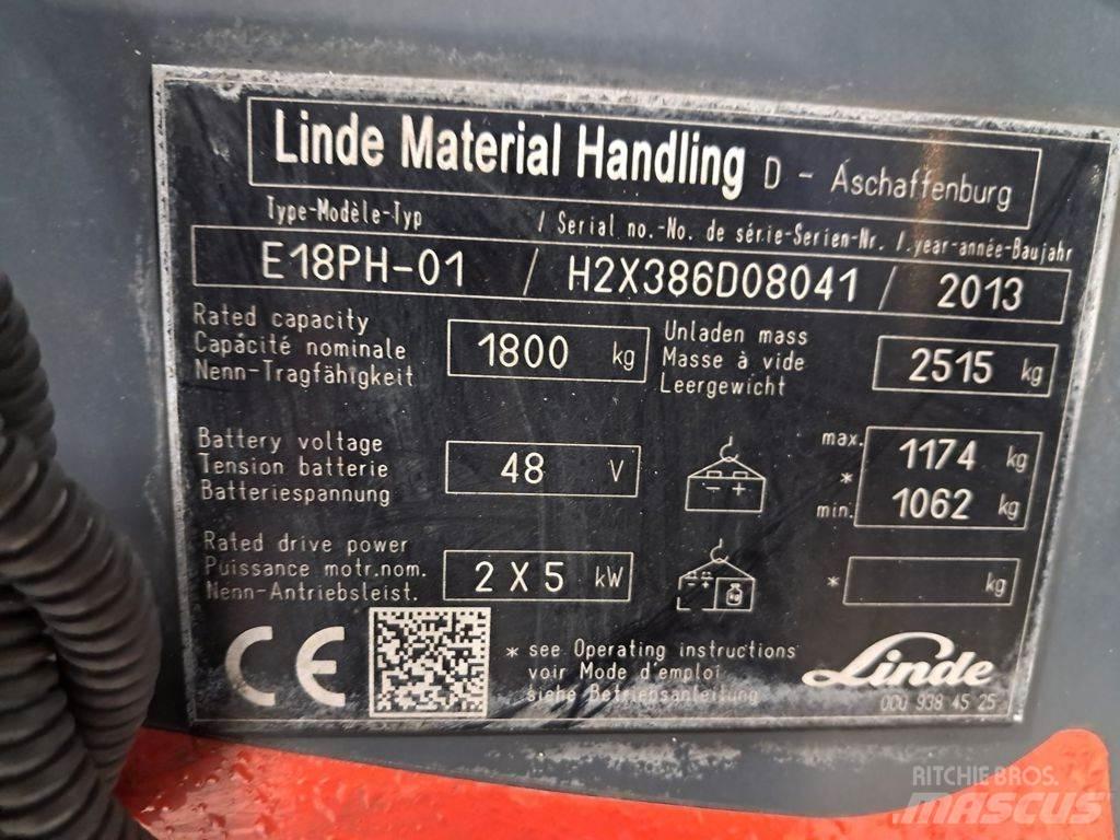 Linde E18PH Електронавантажувачі