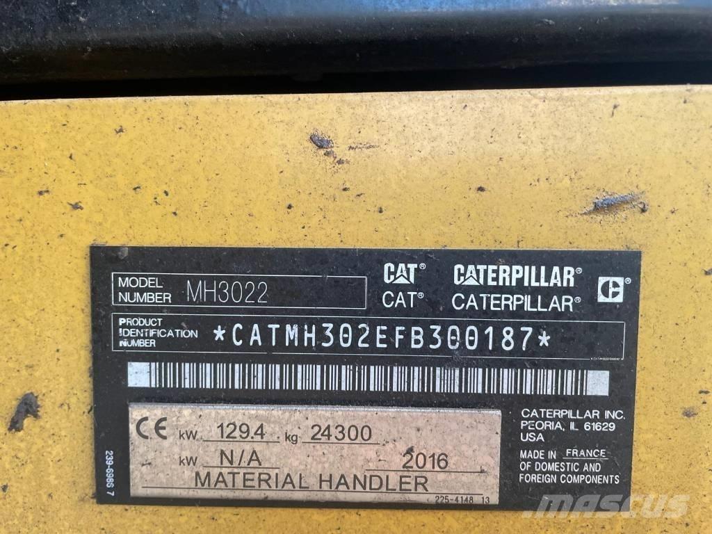 CAT MH 3022 Перевантажувачі металобрухту/промислові навантажувачі