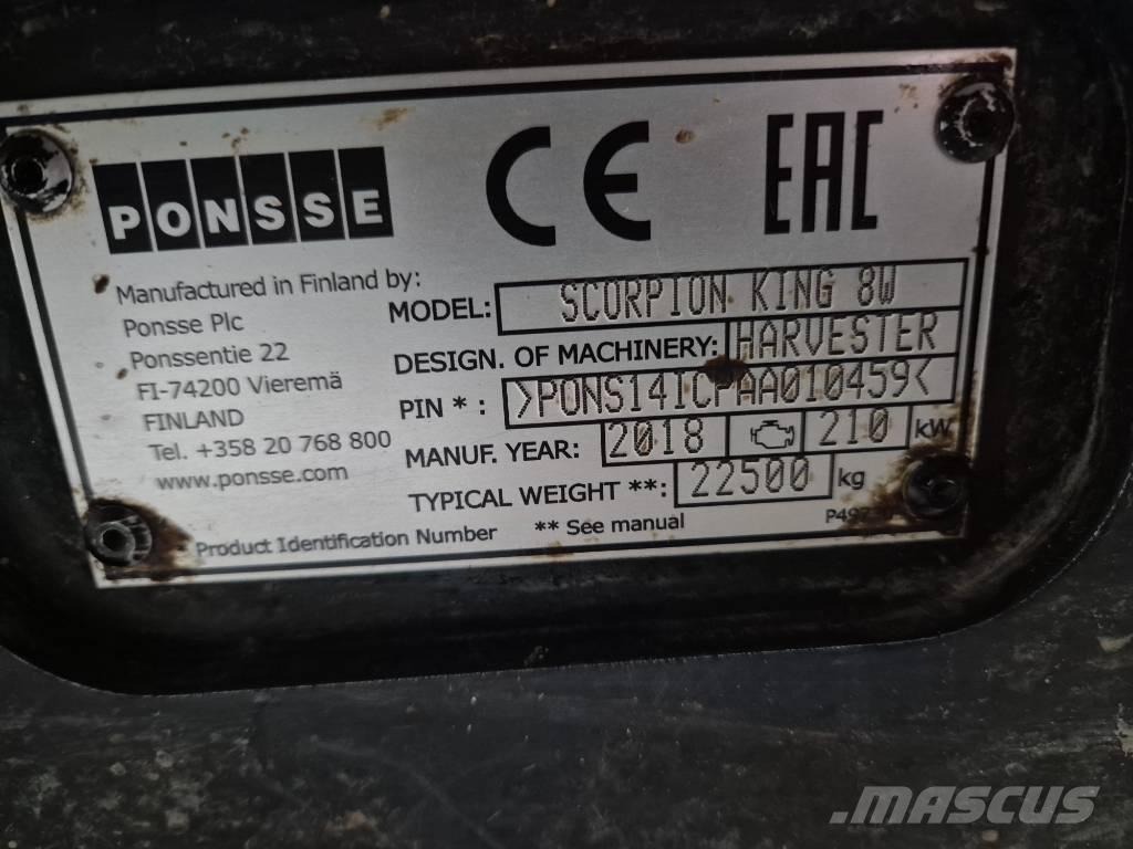 Ponsse Scorpion King Харвестери
