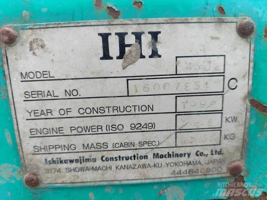 IHI 45J Міні-екскаватори < 7т