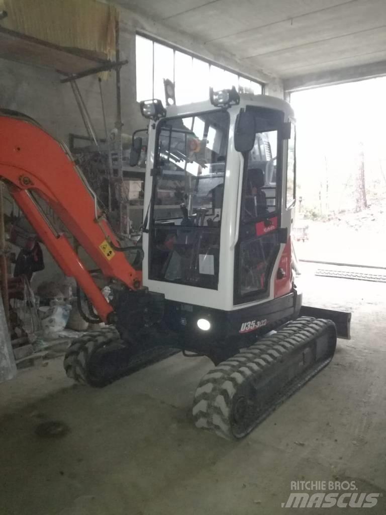 Kubota u35 U35 Міні-екскаватори < 7т