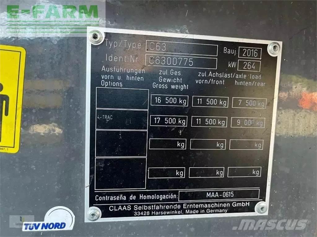CLAAS lexion 630 Зернозбиральні комбайни