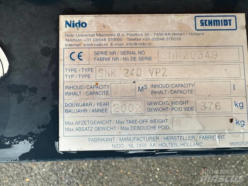 Nido SNK240VPZ Снігоочищувальні ножі та плуги