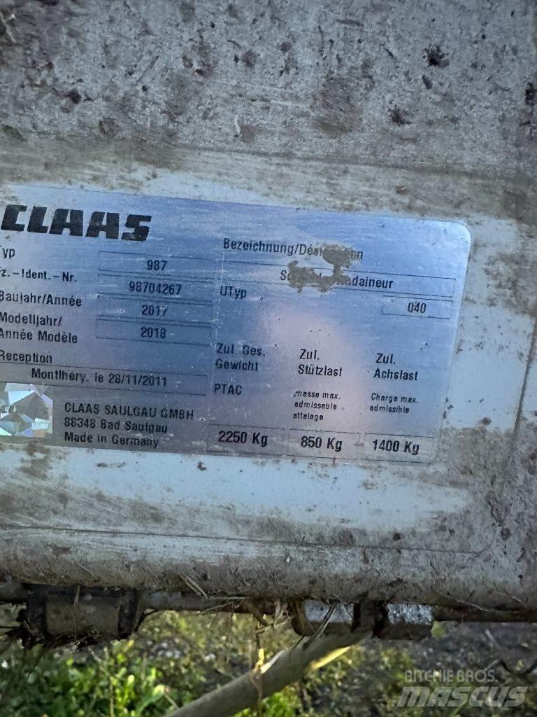 CLAAS Liner 2800 Граблі і сінозворушувачі