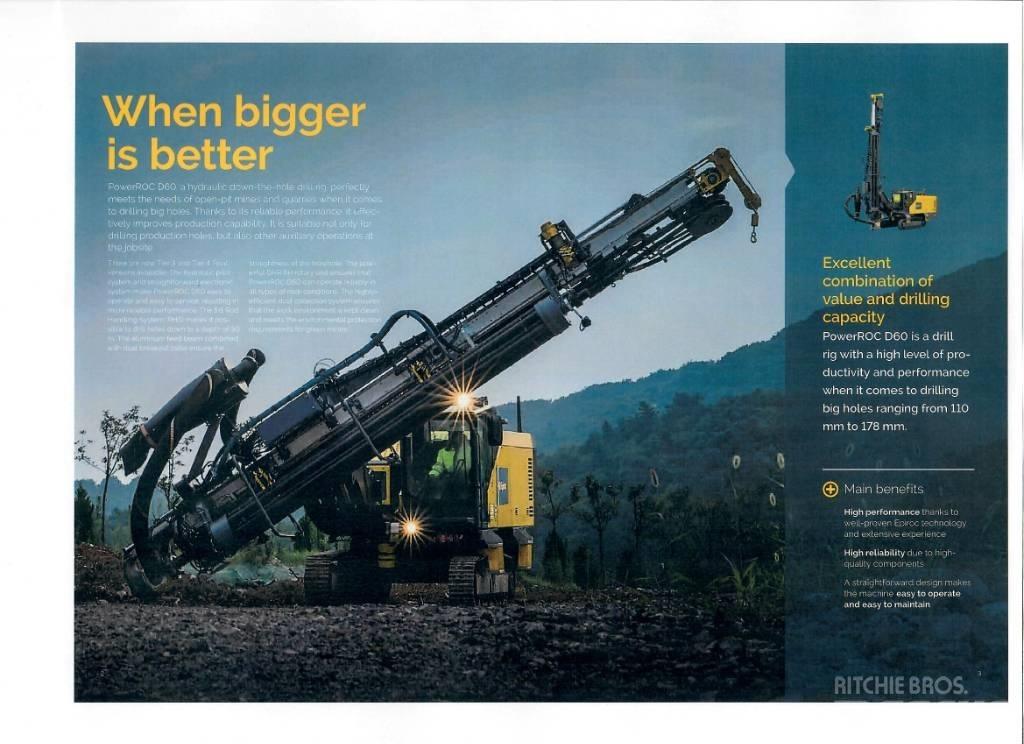 Epiroc PowerRoc D60 Свердлильні установки