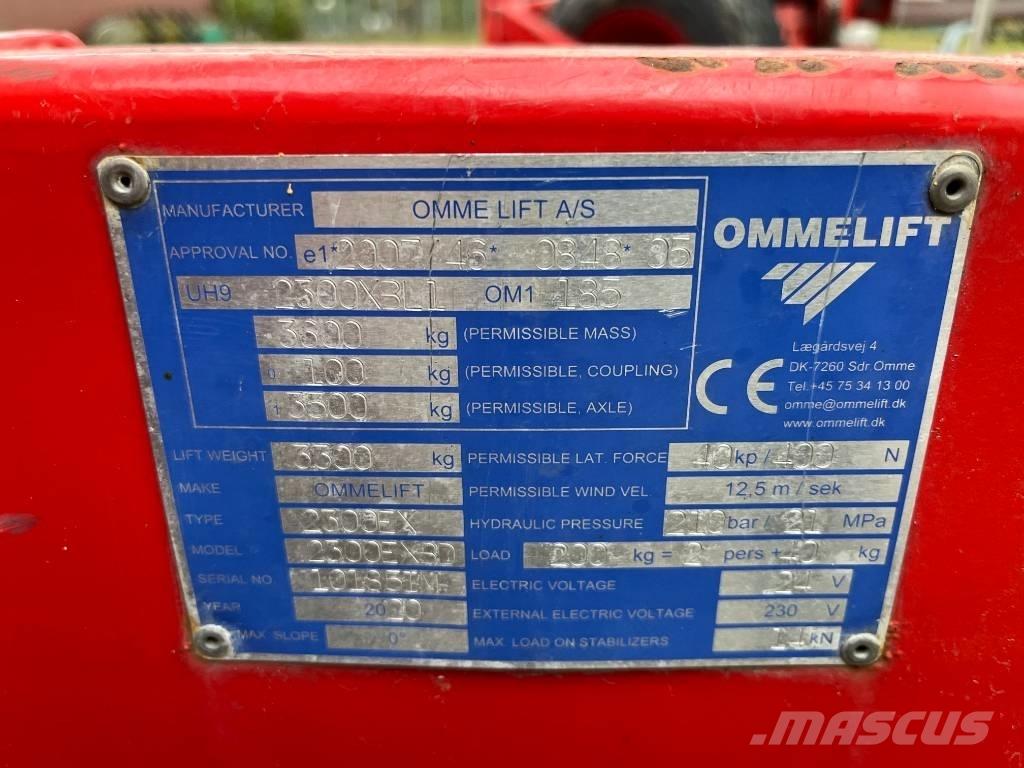 Omme 2300EXBD Вишки-причепи