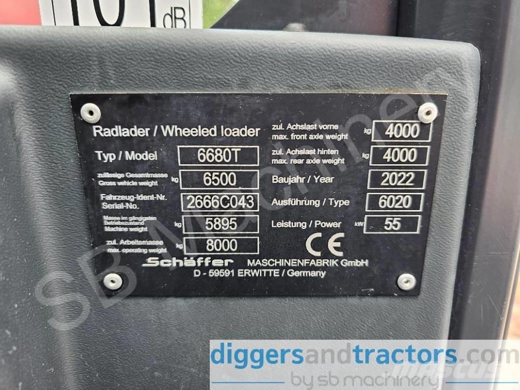 Schäffer 6680T Фронтальні навантажувачі