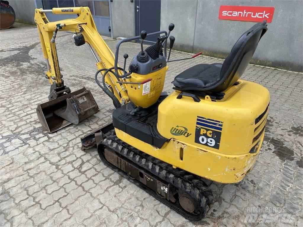 Komatsu PC09-1 Колісні екскаватори