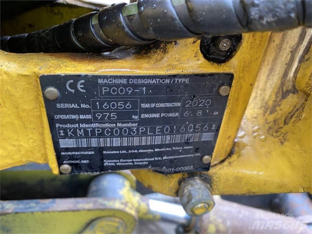 Komatsu PC09-1 Колісні екскаватори