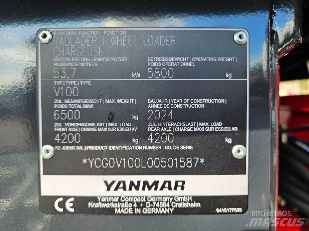 Yanmar V 100 Навантажувачі зі змінним робочим обладнанням