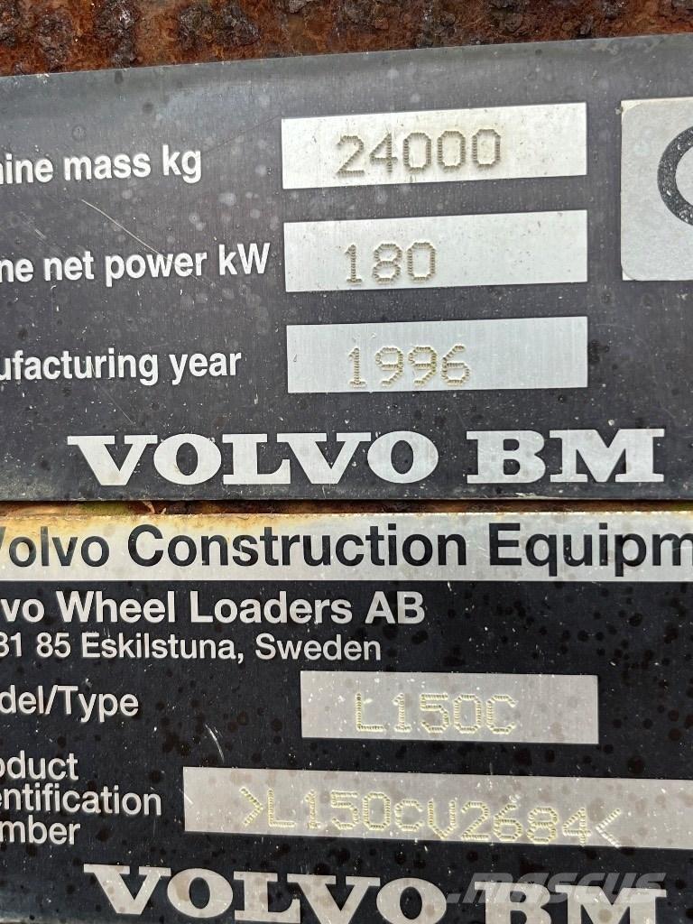 Volvo L 150 C Фронтальні навантажувачі