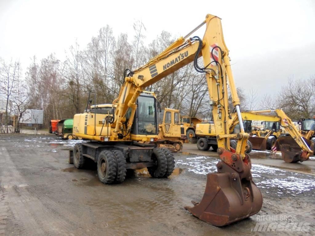 Komatsu PW 130ES-6K Колісні екскаватори