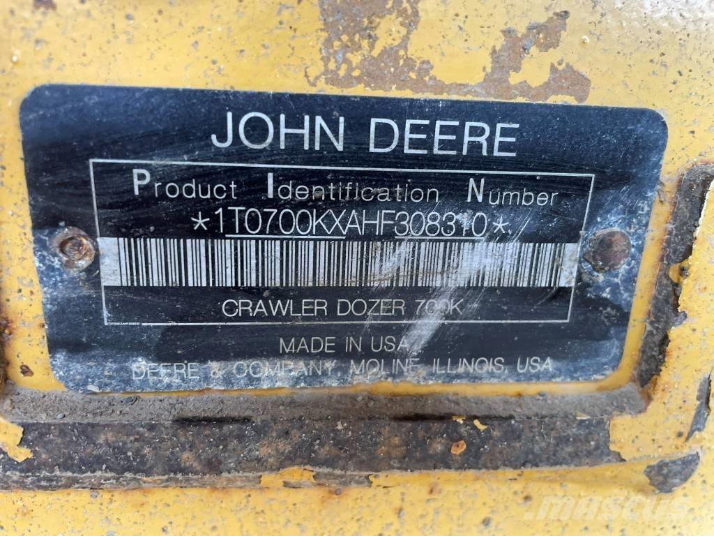 John Deere 700 KLGP Гусеничні бульдозери