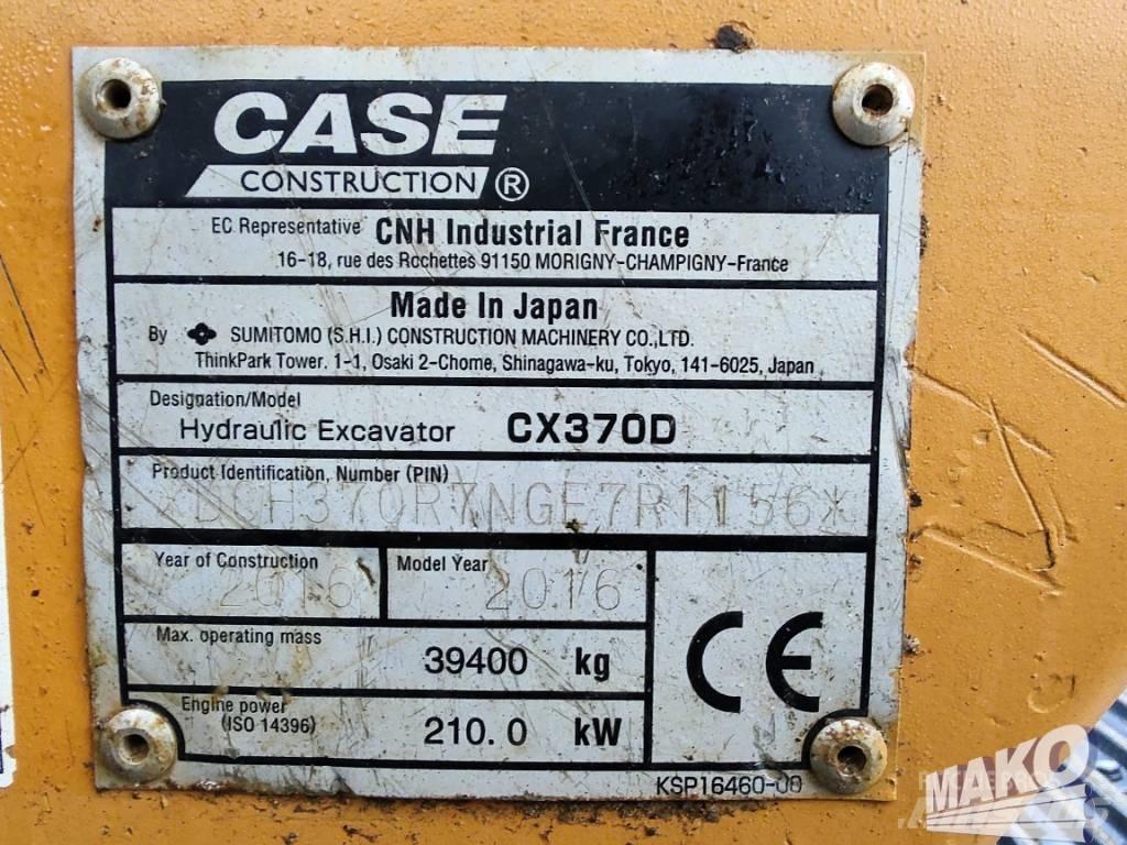 CASE CX 370 Гусеничні екскаватори
