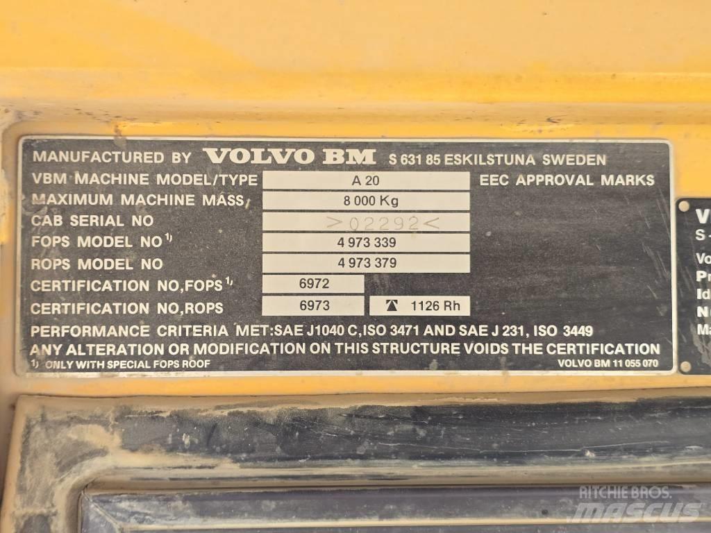 Volvo BM A 20 Міні самоскиди