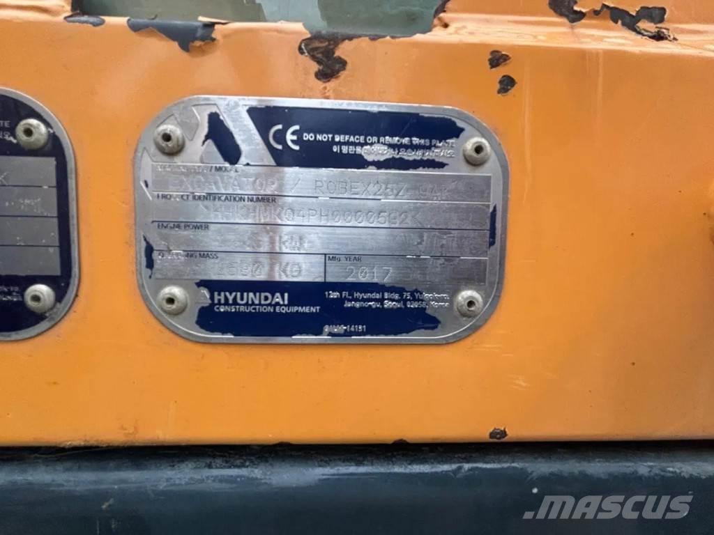 Hyundai R25Z Міні-екскаватори < 7т