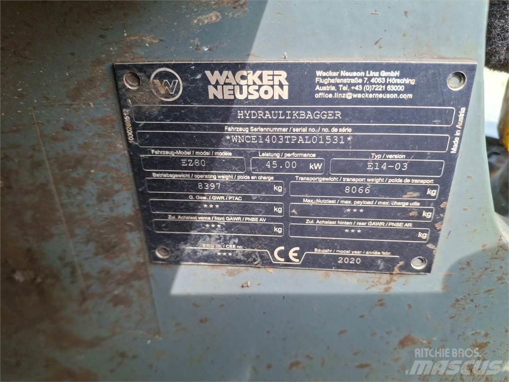 Wacker Neuson EZ80 Гусеничні екскаватори