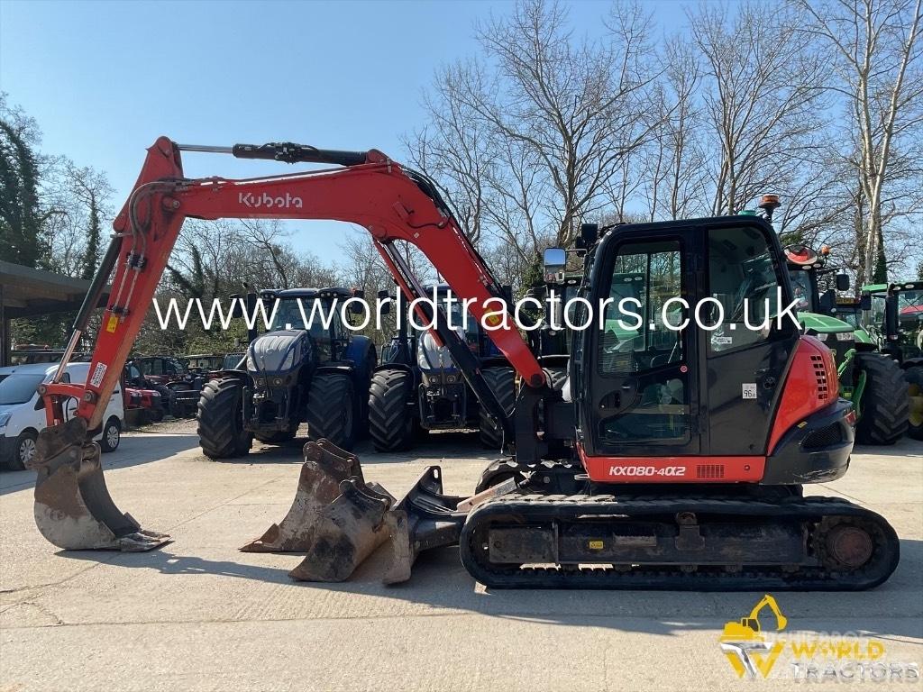 Kubota KX 080-4 Середні екскаватори 7т. - 12т.