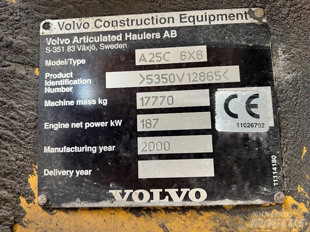 Volvo A25c Зчленовані самоскиди