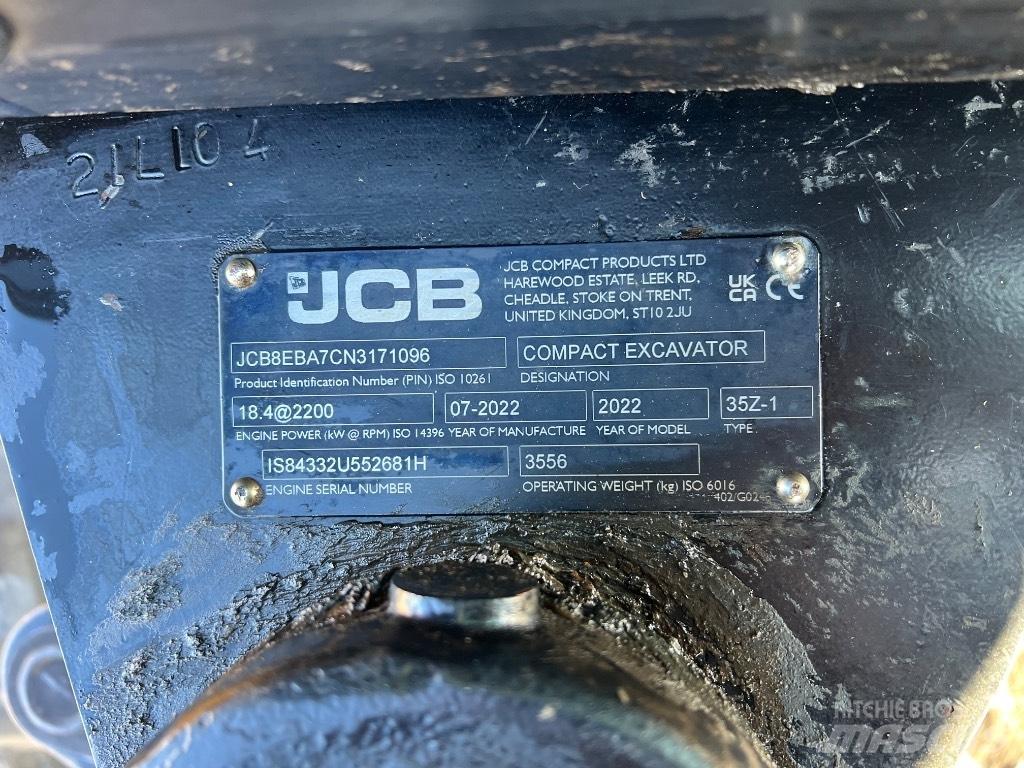 JCB 35 Z Міні-екскаватори < 7т