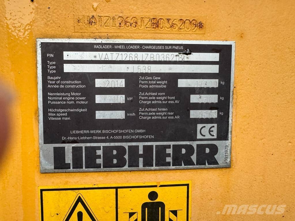 Liebherr L 538 Фронтальні навантажувачі