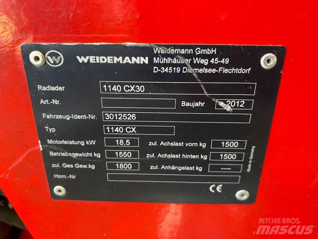 Weidemann 1140 CX30 Багатофункціональне обладнання для вантажних і землекопальних робіт