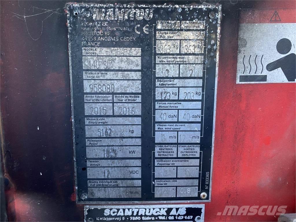 Manitou 140SC Підйомники-ножиці