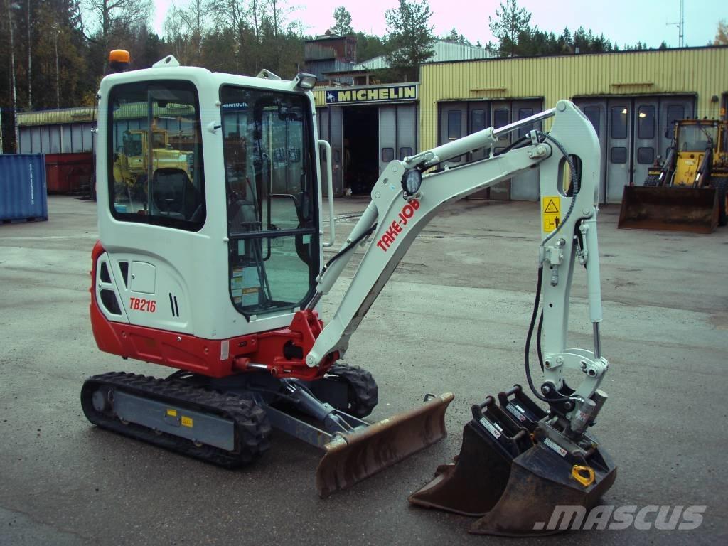 Takeuchi TB 216 Міні-екскаватори < 7т