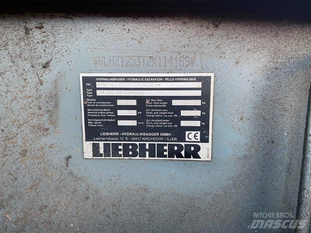 Liebherr LH 30 M Перевантажувачі металобрухту/промислові навантажувачі