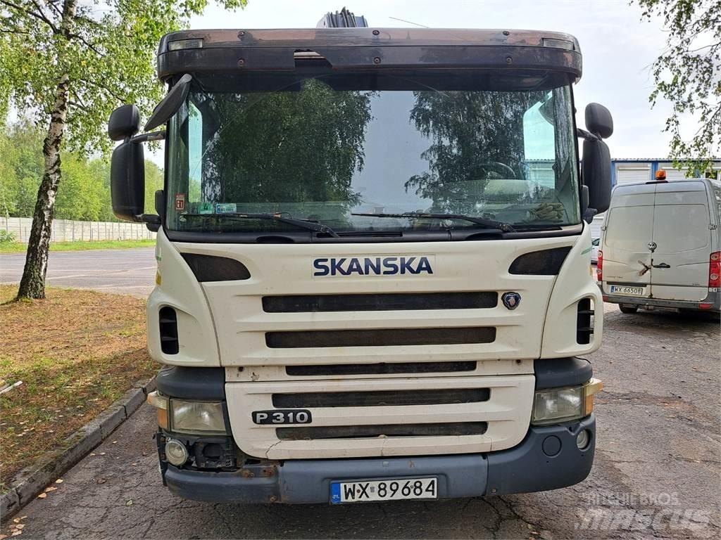Scania P310 + HR Вантажівки-платформи/бокове розвантаження