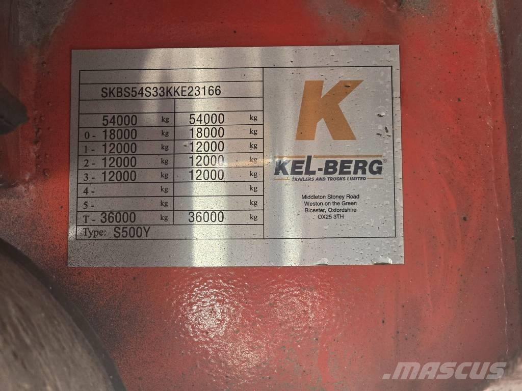 Kel-Berg 3 AS Напівпричепи-платформи/бічне розвантаження