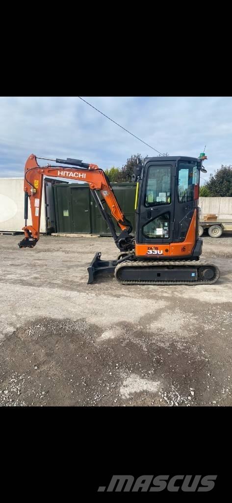  2022 Hitachi 33U-6 Міні-екскаватори < 7т