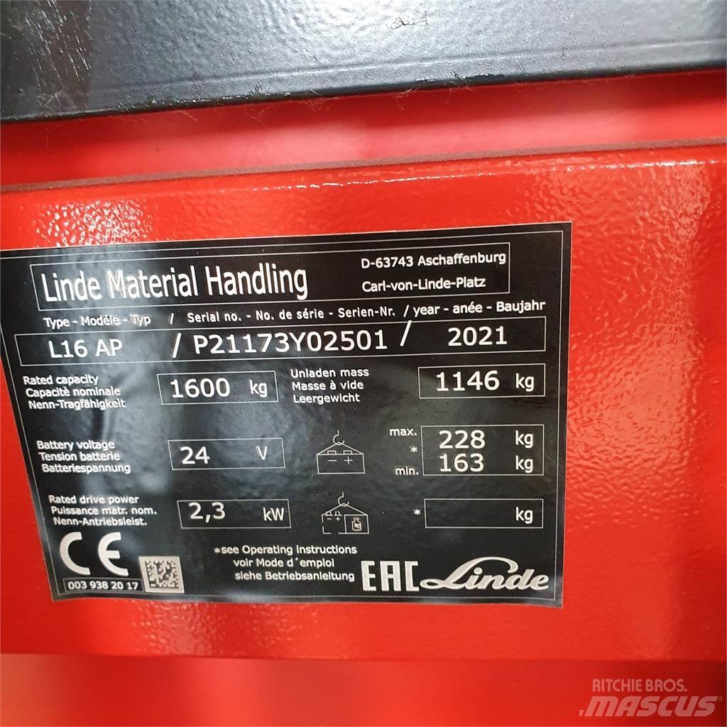 Linde L16APi Ручний візок