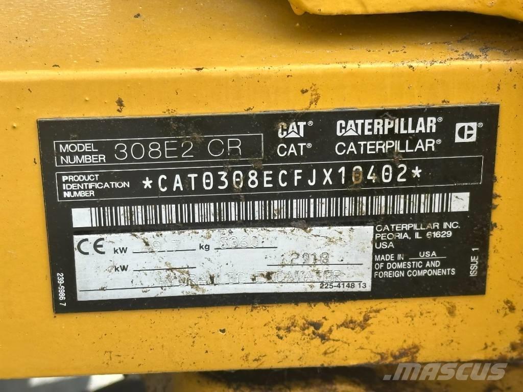 CAT 308 E 2 CR Середні екскаватори 7т. - 12т.