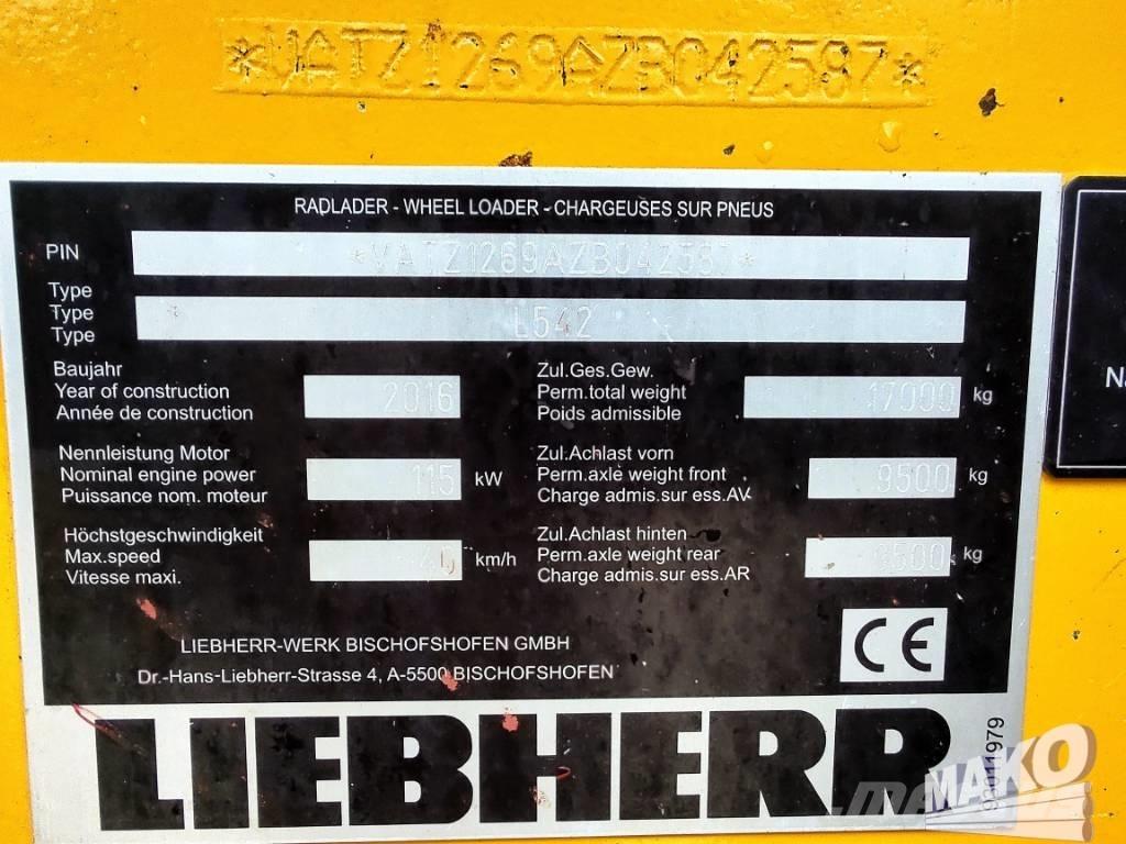 Liebherr L 542 Фронтальні навантажувачі