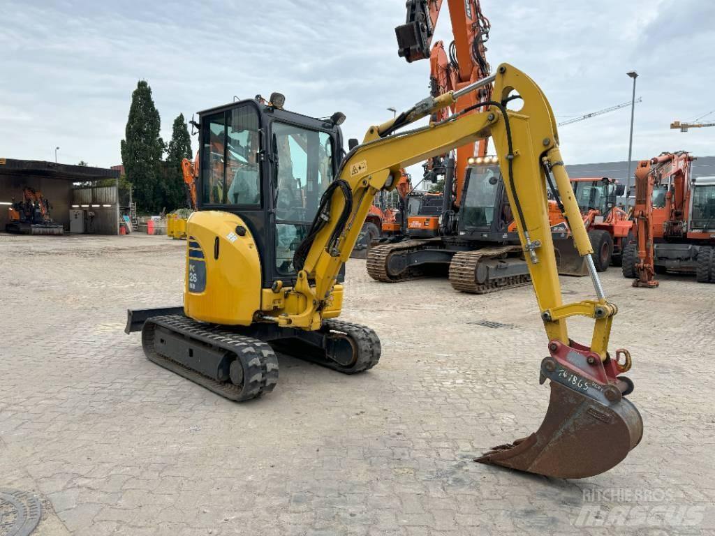 Komatsu PC26MR-3 Міні-екскаватори < 7т