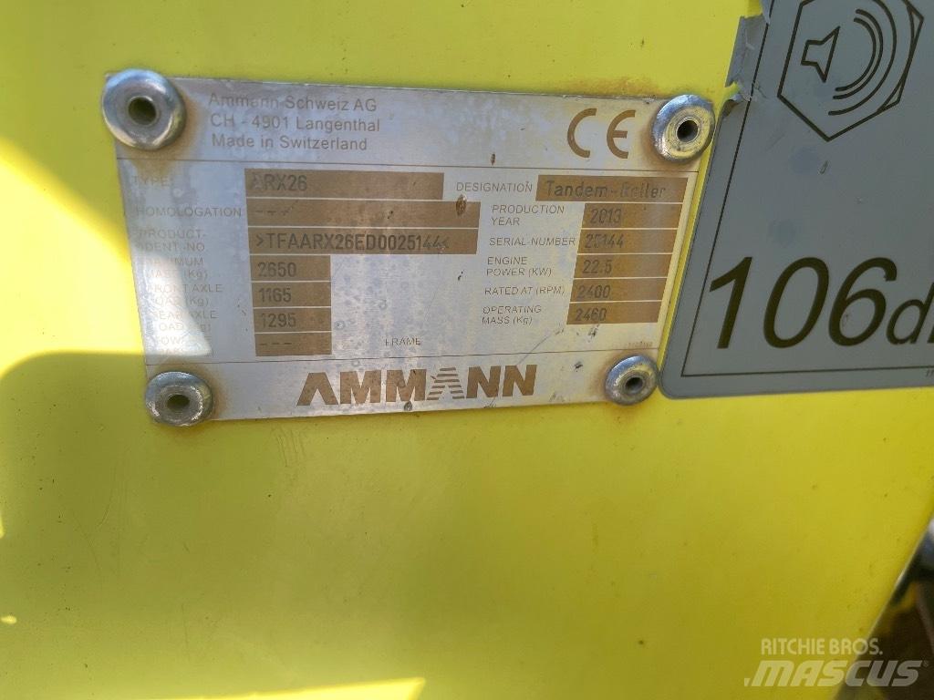 Ammann ARX 26 Котки тротуарні