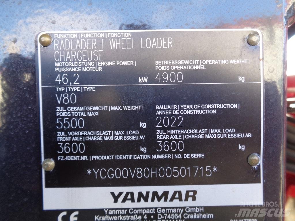 Yanmar V80 Фронтальні навантажувачі