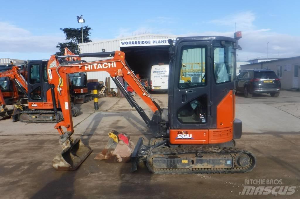 Hitachi ZX 26 U-6 Міні-екскаватори < 7т