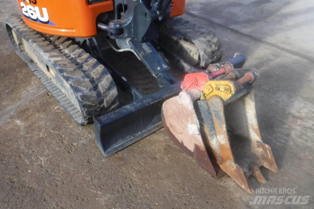 Hitachi ZX 26 U-6 Міні-екскаватори < 7т