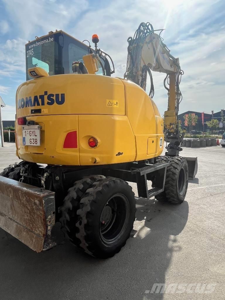 Komatsu PW98MR-10 Колісні екскаватори