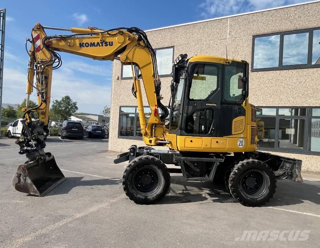 Komatsu PW98MR-10 Колісні екскаватори